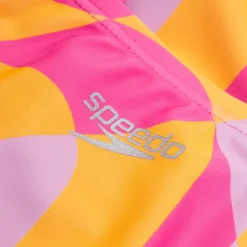 Print Blocked Bikini Set-Speedo New