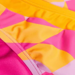 Print Blocked Bikini Set-Speedo New