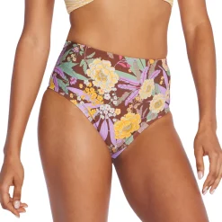 Print High Waist Bottom-Speedo Discount