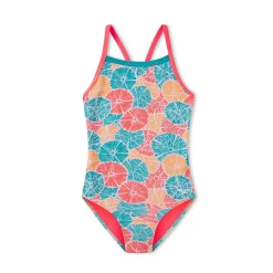 Print Propel Back One Piece-Speedo New