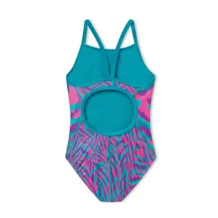 Print Propel Back One Piece-Speedo Hot