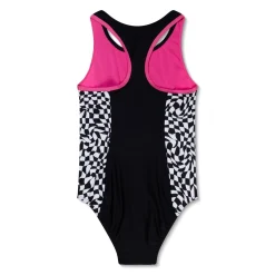Print Spliced Racerback One Piece-Speedo New