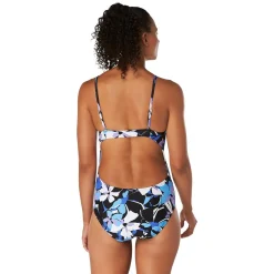 Print V Neck Thin Strap One Piece-Speedo Online