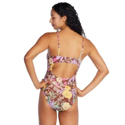 Printed Bandeau One Piece-Speedo Hot