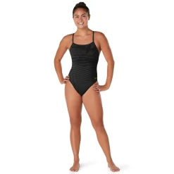 Printed Dbl X Back One Piece-Speedo Hot