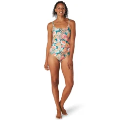 Printed Double Cross Back One Piece-Speedo New