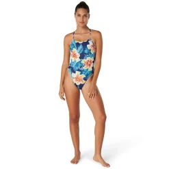 Printed Double Lace Back One Piece-Speedo Best