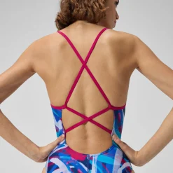 Printed Double X Back One Piece-Speedo Online