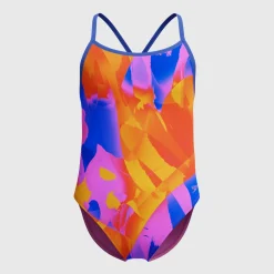 Printed Double X Back One Piece-Speedo Outlet