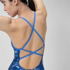 Printed Double X Back One Piece-Speedo Clearance