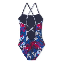 Printed Double X Back One Piece-Speedo Fashion