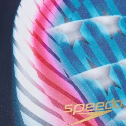 Printed Endurance + Strappy Back One Piece-Speedo New