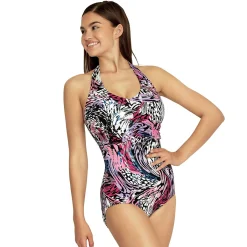 Printed Halter One Piece-Speedo Best