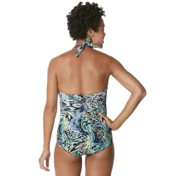 Printed Halter One Piece-Speedo Best