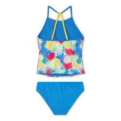 Printed High Neck Tankini Set-Speedo Hot