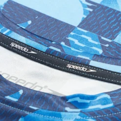 Printed Short Sleeve Swim Shirt-Speedo Online