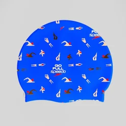 Printed Silicone Cap-Speedo Hot