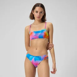 Printed Strappy Fixed Bikini Top-Speedo Online