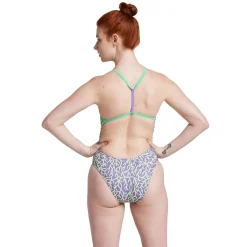 Printed T-Back One Piece-Speedo Clearance