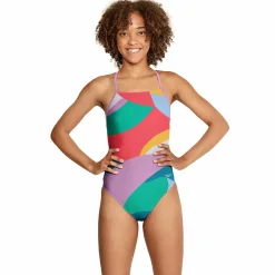 Printed T-Back One Piece-Speedo Fashion