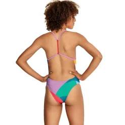 Printed T-Back One Piece-Speedo Fashion