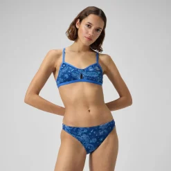 Printed Tie Back Keyhole Top-Speedo Outlet