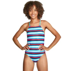 Printed Tie Back One Piece-Speedo Discount