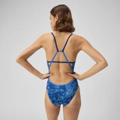 Printed Tri Back One Piece-Speedo Clearance