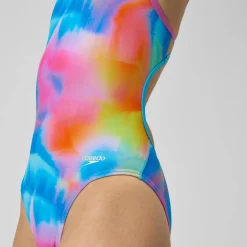 Printed Tri Back One Piece-Speedo New