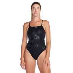 Printed Tri Back One Piece-Speedo Hot