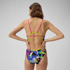 Printed Tri Back One Piece-Speedo Best