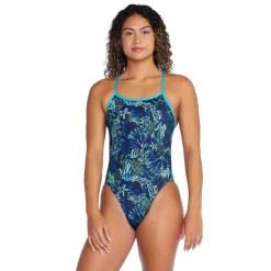 Printed Twist Back One Piece-Speedo Clearance