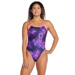 Printed Twist Back One Piece-Speedo Best