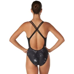 Printed Volt Back One Piece-Speedo New