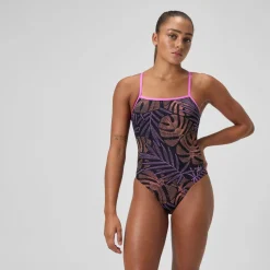 Printed Web Back One Piece-Speedo Sale