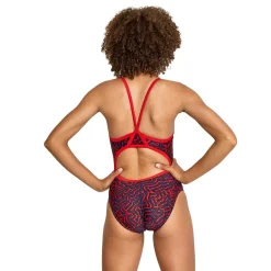 Race Maze Flyback One Piece-Speedo Fashion