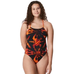 Reflected One Back One Piece-Speedo Hot