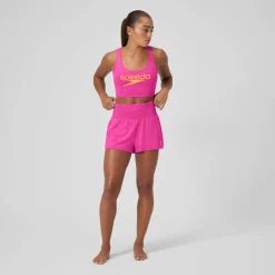 Regan Collection Solid Logo Crop Top-Speedo Sale