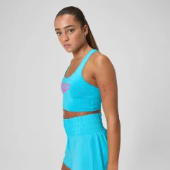 Regan Collection Solid Logo Crop Top-Speedo Outlet