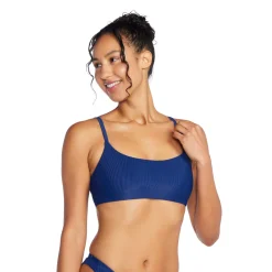 Rib Double Cross Bikini Top-Speedo Discount