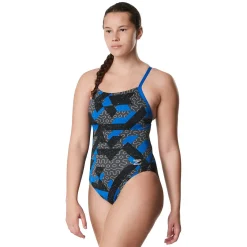 Ruse Blocks Flyback One Piece-Speedo Hot