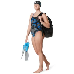 Ruse Blocks Flyback One Piece-Speedo Hot