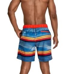 Seafaring Stripe Bondi Basin Boardshort 18"-Speedo New