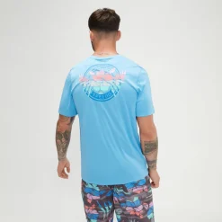 Short Sleeve Graphic Swim Rashguard-Speedo Sale