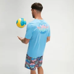 Short Sleeve Graphic Swim Rashguard-Speedo Sale