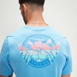Short Sleeve Graphic Swim Rashguard-Speedo Sale