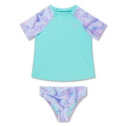 Short Sleeve Rashguard Set-Speedo Hot