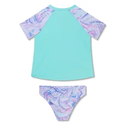 Short Sleeve Rashguard Set-Speedo Hot