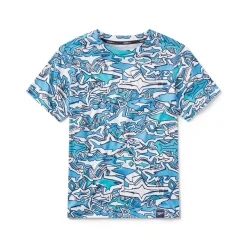 Short Sleeve Shark Chalk Swim Shirt-Speedo Online