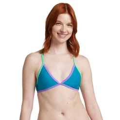 Solid Crossback Triangle Top-Speedo Hot